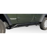 Rugged Ridge RRC Rocker Guards Flankenschutzrohre, schwarz, für Wrangler Unlimited JK ab 2007