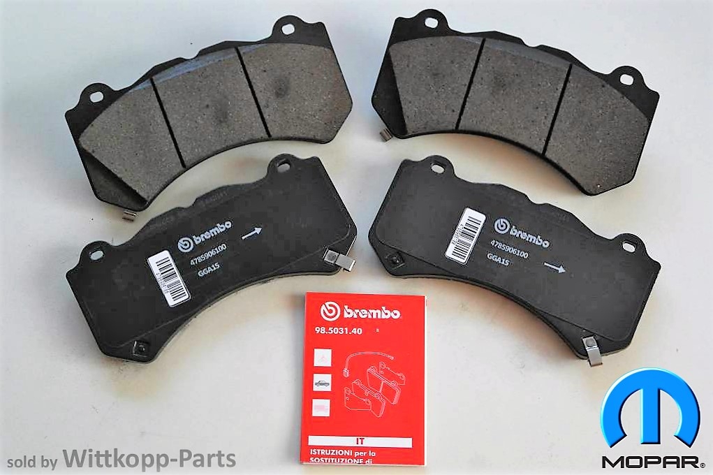 Bremsbeläge vorne [BR7] Original - Brembo/Mopar OEM